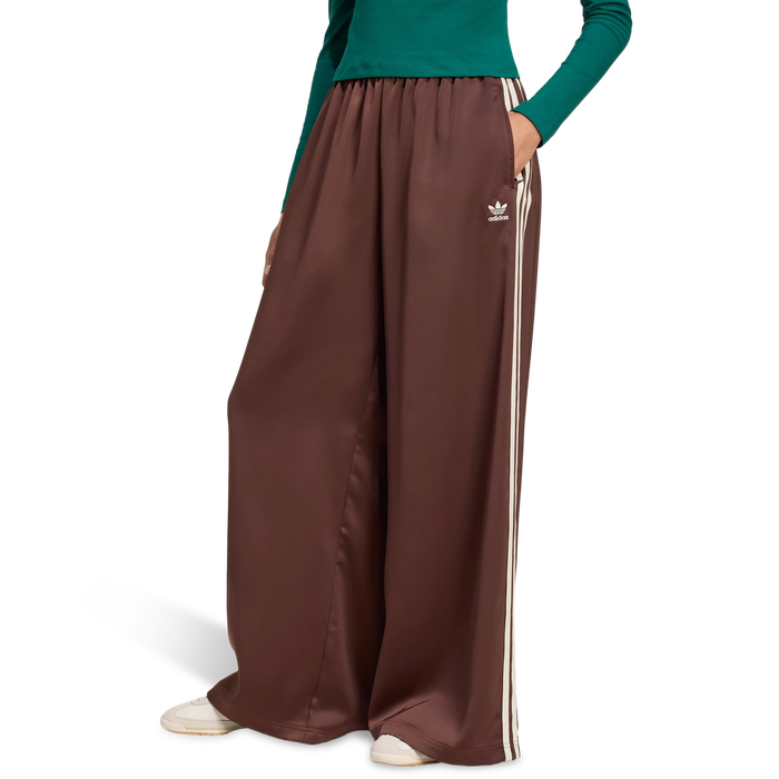 adidas Adicolor Satin Wide Leg Track Joggers