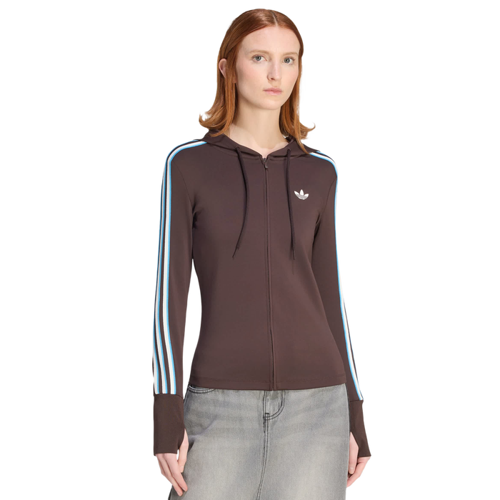 adidas Hooded Trefoil Zipper Jacket