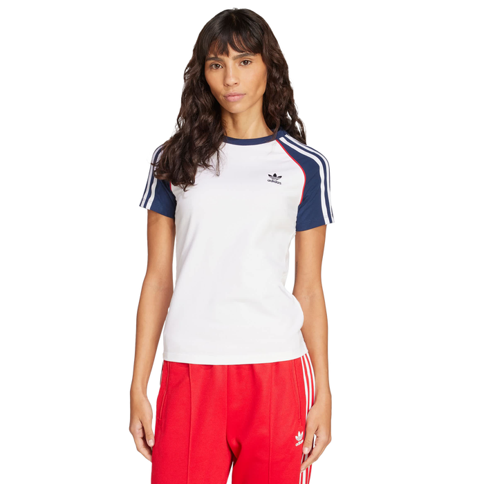 adidas Adicolor 3-Stripes Raglan Slim T-shirt