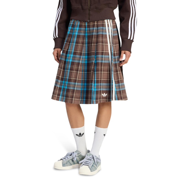 adidas Pleated Check Skirt